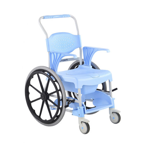 Sedia da doccia con braccioli - MOEM  - Tecnimoem Care S.L - con rotelle / con schienale / ergonomica