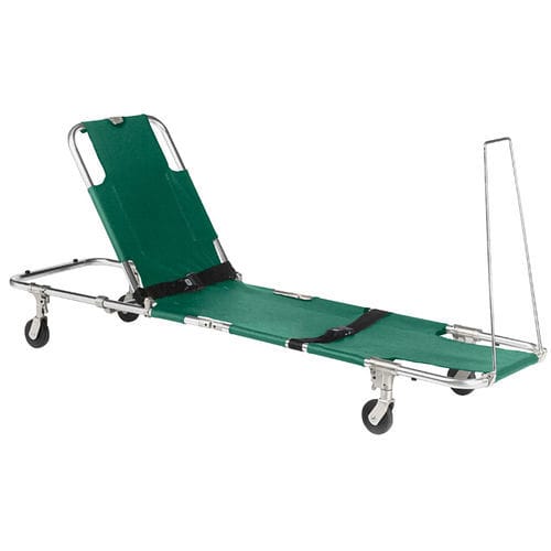 Barella di emergenza - JSA 604-S - Junkin Safety Appliance Company - pieghevole / con rotelle / a 2 sezioni