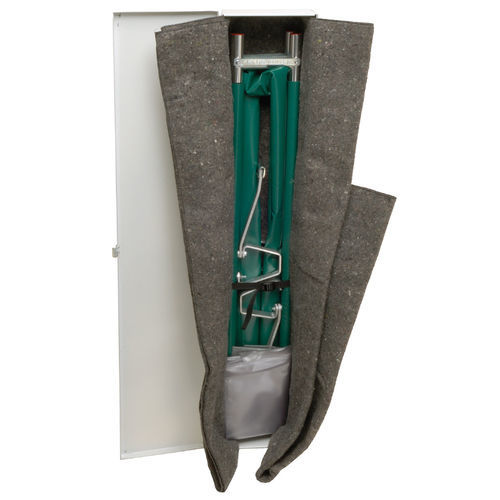 Armadio per barella - JSA-655-NA - Junkin Safety Appliance Company - di primo soccorso / a muro / in alluminio