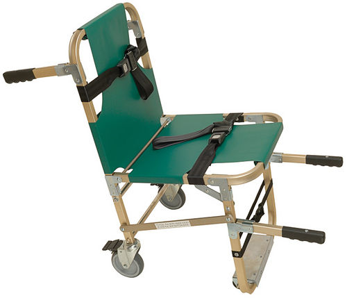 Sedia-portantina da interno - JSA-800-W - Junkin Safety Appliance Company - per esterni / montascale / con rotelle