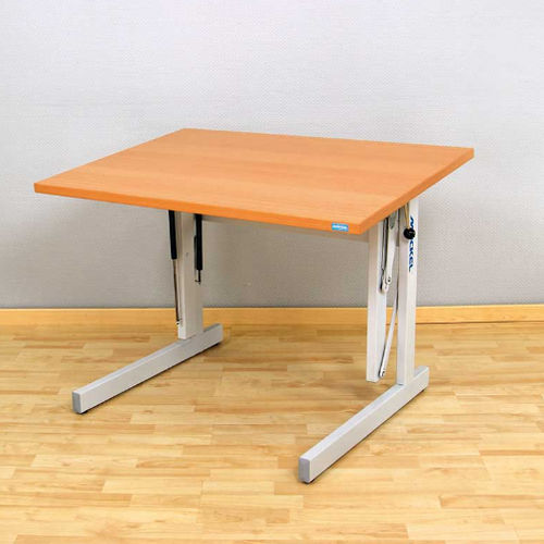 Tavolo ergoterapico ad altezza regolabile - ergo S72 R - Möckel Feinmechanik - con rotelle
