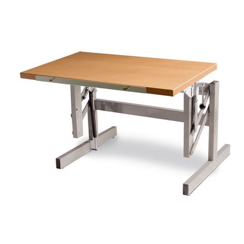 Tavolo ergoterapico ad altezza regolabile - ergo S 52 - Möckel Feinmechanik - con rotelle / pediatrico