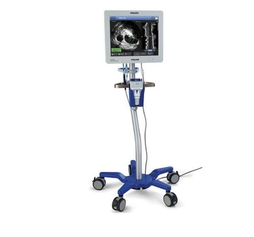 Ecografo su piattaforma - Core M2 - Spectranetics - per ecografia cardiovascolare / per ecografia intravascolare / in bianco e nero
