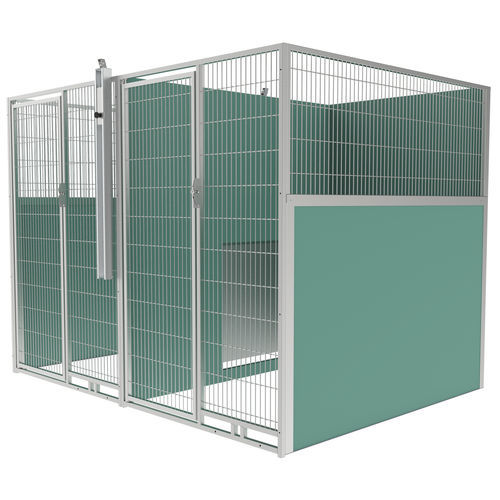 Gabbia veterinaria modulare - 990.3106.00 - Shor-Line - in acciaio inossidabile / in PVC