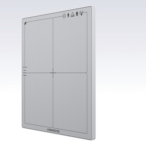 Rilevatore a pannello piatto per radiografia multidisciplinare - VIVIX-S 1012N - Cuattro Europe - portatile / con connessione wireless / 10 x 12