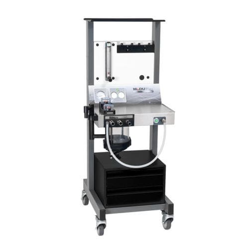 Apparecchiatura per anestesia veterinaria per animali di piccola taglia - Moduflex™ Optimax - Dispomed - su carrello