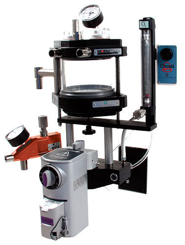 Apparecchiatura per anestesia veterinaria per animali di piccola taglia - Moduflex Compact - Dispomed - a muro