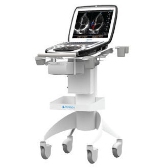 Carrello medico - uSmart® 3300 NexGen - Terason - per ecografi / con sonda / di trasporto