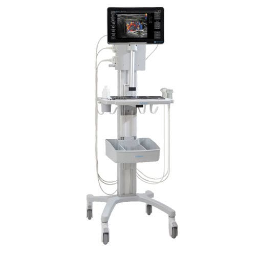 Carrello medico - uSmart® 3200T Plus - Terason - per ecografi / con sonda / per gesso