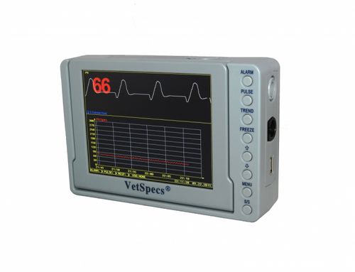 Monitor di segni vitali portatile - VetSpecs® Flex™ PM10 - VetSpecs - di temperatura / per controllo di pressione arteriosa / di pulsossimetria