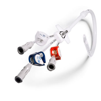 Catetere venoso centrale - Hickman - Bard Access Systems - a tre lumi