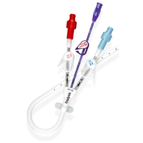 Catetere per emodialisi - Power-Trialysis® - Bard Access Systems - venoso / a tre lumi
