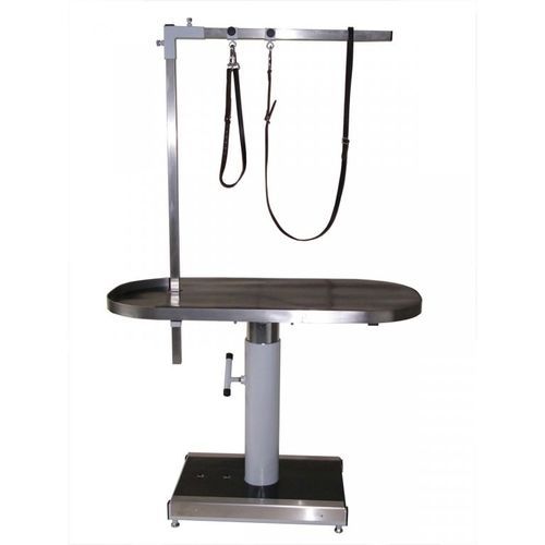 Tavolo per toelettatura elevabile - PL110 - Gtebel - girevole / elettrico / con essiccatore