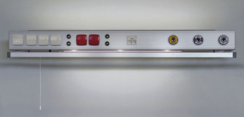 Trave testaletto a muro - M-PB05A - Medical Technologies LBI - orizzontale / per reparto di terapia intensiva / per camera di degenza