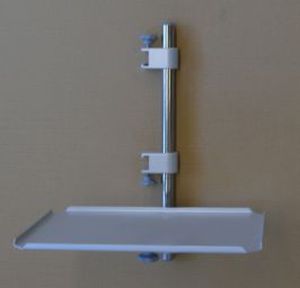 Mensola multifunzione - M-GB - Medical Technologies LBI - in alluminio / a muro