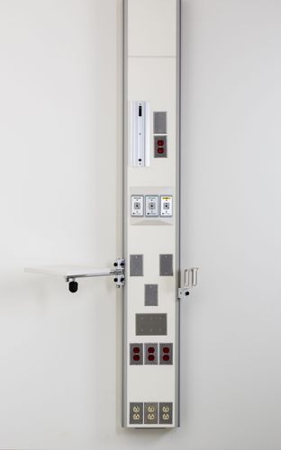 Trave testaletto a muro - PROFILE® 7200-S  - Modular Services Company - verticale
