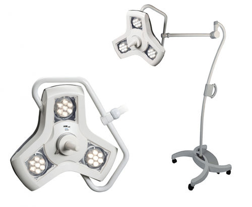 Lampada di illuminazione - AIM  - Modular Services Company - medica / a LED / con rotelle