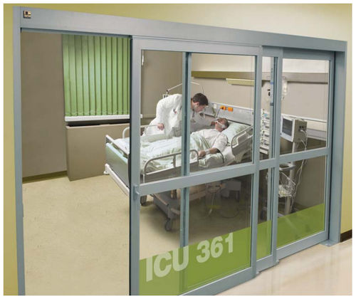 Porta tagliafuoco - Profiler® - Horton Doors - per terapia intensiva / da laboratorio / scorrevole