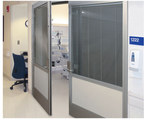 Porta tagliafuoco - Profiler® - Horton Doors - per terapia intensiva / da laboratorio / battente