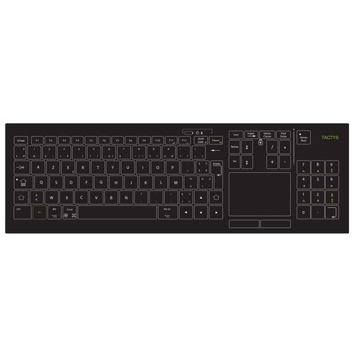 Tastiera medicale con touchpad - SLIM 824  - TACTYS