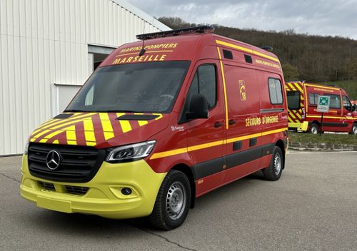 Ambulanza per terapia intensiva - VSAV - Gruau - furgone