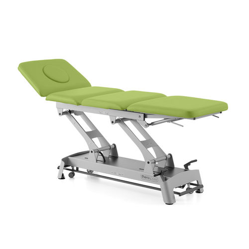 Lettino da massaggio elettrico - Theraspace X4 - Meden-Inmed - su rotelle / a 4 sezioni