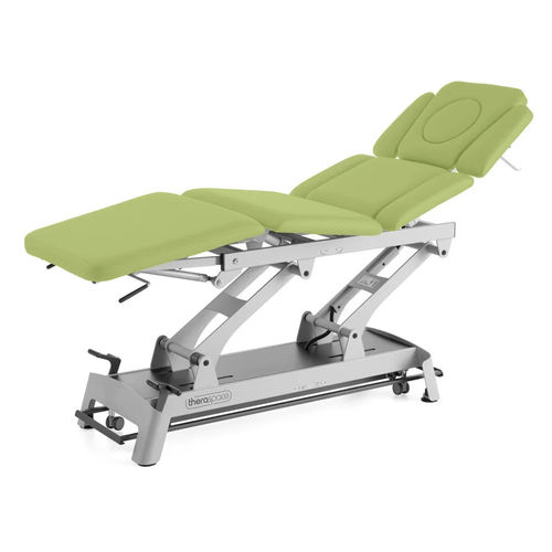 Lettino da massaggio elettrico - Theraspace X8 - Meden-Inmed - su rotelle / con braccioli / a 4 sezioni