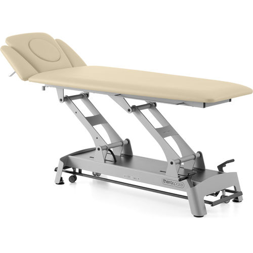 Lettino da massaggio meccanico - Theraspace M-S4 - Meden-Inmed - su rotelle / con braccioli / a 2 sezioni