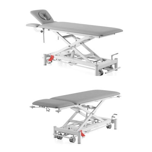 Lettino da visita per adulto - Leopard S3 - Meden-Inmed - elettrico / pieghevole / con rotelle