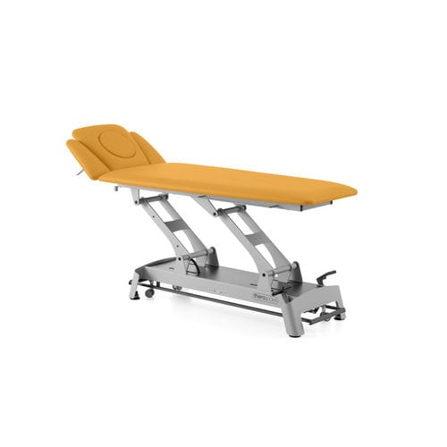 Lettino da massaggio meccanico - Theraspace M-S4 - Meden-Inmed - su rotelle / con braccioli / a 2 sezioni