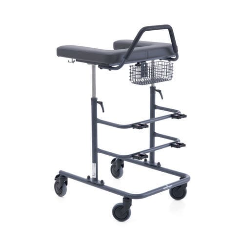 Deambulatore rollator a 4 ruote - Freewalker - Meden-Inmed - con cestello / ad altezza regolabile