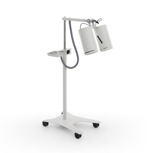 Lampada di fototerapia ortopedica - SOLMED DUO - Meden-Inmed - con rotelle / ad infrarossi