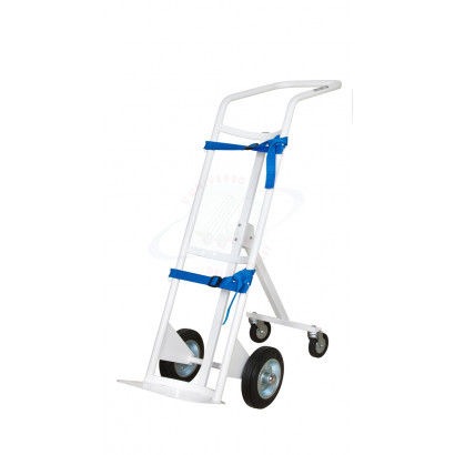 Carrello ospedaliero - ART031A2BFR - Carmeccanica S.r.l. - portabombole di gas / di trasporto / 1 bombola