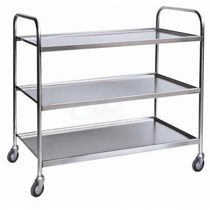 Carrello ospedaliero - ART07410450 - Carmeccanica S.r.l. - per uso generale / di stoccaggio / in acciaio inossidabile