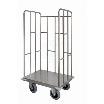 Carrello ospedaliero - ARTOSF002/3 - Carmeccanica S.r.l. - per uso generale / di trasporto / in acciaio inossidabile