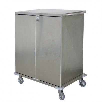 Carrello portabiancheria per sacchi puliti - ARTOSF005 - Carmeccanica S.r.l. - ospedaliero / di stoccaggio / a doppia porta