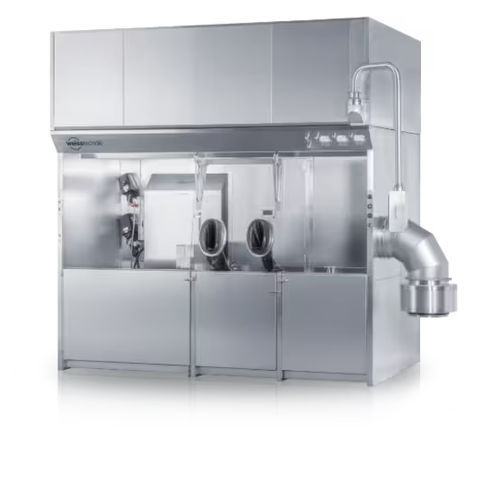 Banco pulito per l'industria farmaceutica - WIBObarrier - Weiss Technik - di pesatura / di campionamento / di contenimento