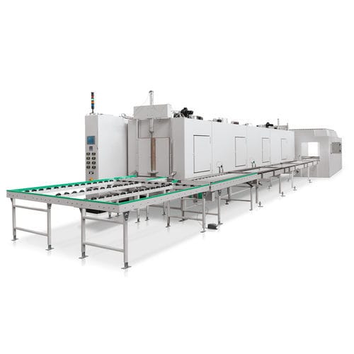 Trasportatore a catena - Weiss Technik - per l'industria farmaceutica / da terra / orizzontale