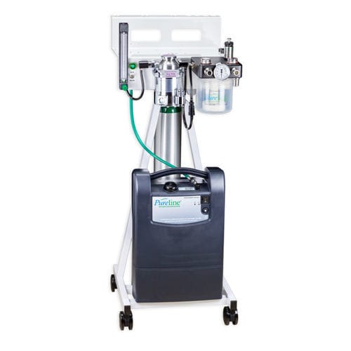 Apparecchiatura per anestesia veterinaria su carrello - Pureline® M6000 - Supera Anesthesia Innovations