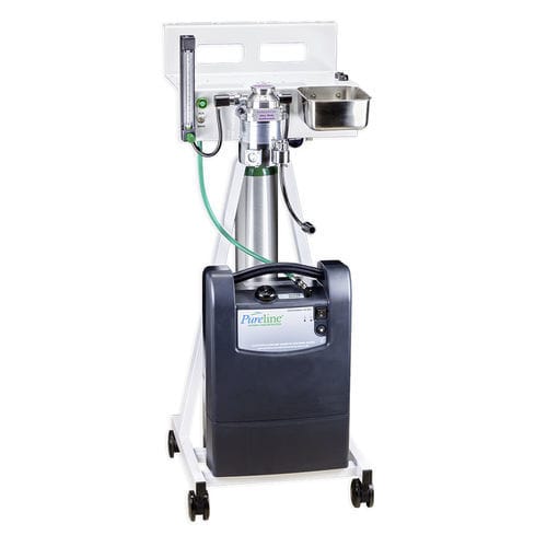 Apparecchiatura per anestesia veterinaria su carrello - Pureline® M6100 - Supera Anesthesia Innovations