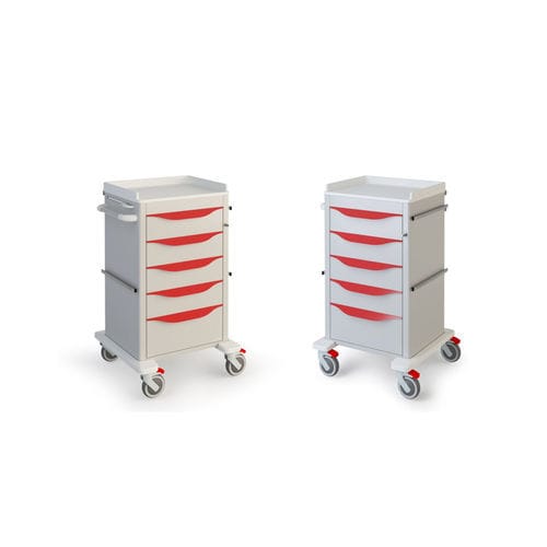Carrello ospedaliero - CF301 - Mis Medical - di emergenza / per farmaci / di servizio