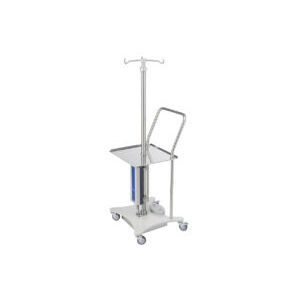 Carrello per uso generale - Powerlifter II - TSC Life - elevabile / con ripiano / con asta portaflebo