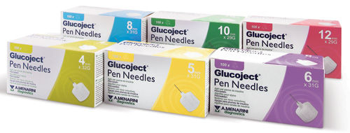 Ago per iniezione di insulina - Glucoject® - Menarini Diagnostics - penna