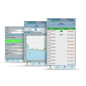 Applicazione android di gestione dati dei pazienti - GlucoLog® Lite - Menarini Diagnostics