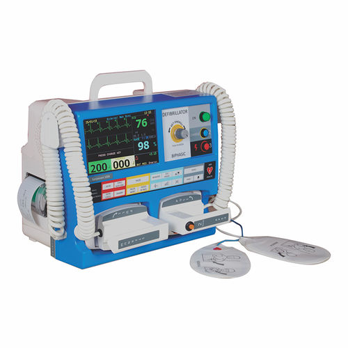Defibrillatore esterno manuale - SANJEEVANI 1006 - Nasan Medical Electronics - con monitor multiparametrico