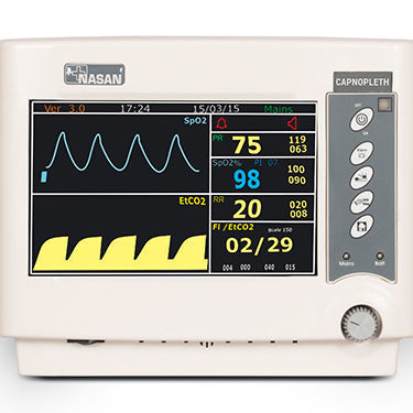 Monitor multiparametrico portatile - Capnopleth - Nasan Medical Electronics - di frequenza respiratoria / di frequenza cardiaca / per capnografia
