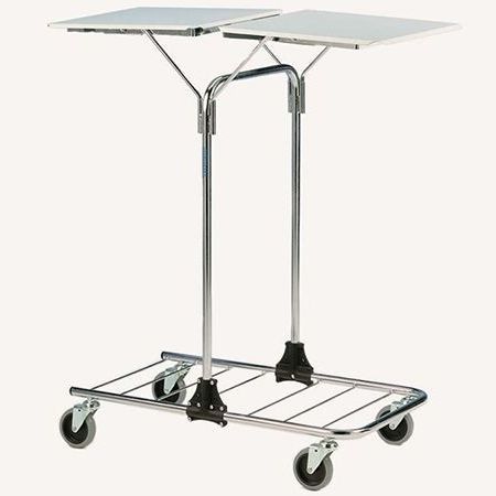 Carrello portabiancheria medico - 290 - Lojer - da trasporto / con porta / 1 sacco