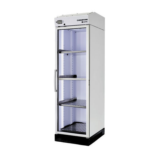 Armadio per prodotti chimici - CHEMSTORE - STERIS - CANTEL - con ripiano / con sportello / 1 porta