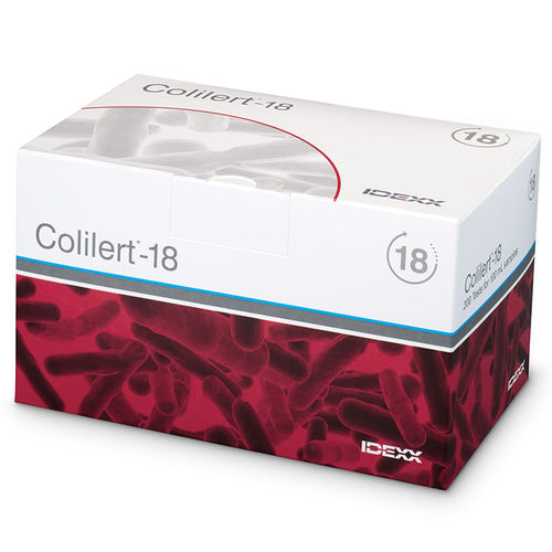 Test rapido per analisi di acque - Colilert-18 - Idexx Laboratories - dell'Escherichia coli / per diagnosi di coliformi / per acqua