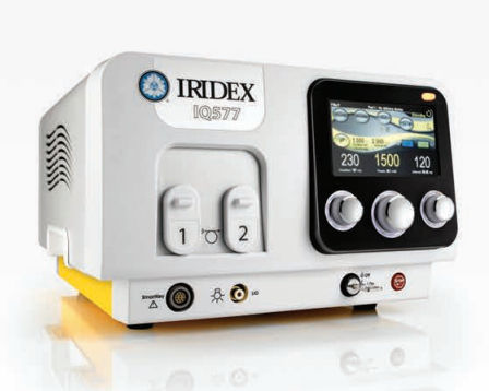 Laser per trabeculoplastica -  IQ 577®  - Iridex - a stato solido / da tavolo / a millisecondi